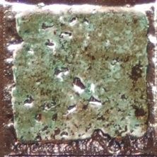 Керамическая плитка Metalic Taco Green Вставка 7,5x7,5