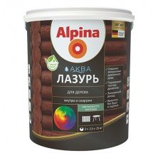 ALPINA Аква Лазурь для дерева, орех (2,5л)
