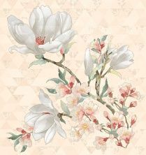 Керамическая плитка PRIMAVERA MAGNOLIA CREMA Панно 75,3x70,9