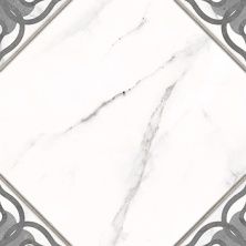 Плитка из керамогранита Greta Gretta белый узор 16064 для пола 29,8x29,8