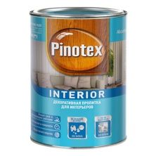 PINOTEX INTERIOR прозрачная интерьерная декоративная пропитка на водной основе, бесцветный (1л)