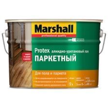 MARSHALL PROTEX лак паркетный, износостойкий, глянцевый (9л), Эстония