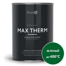 Эмаль термостойкая Elcon Max Therm антикоррозийная до 700 С белый 0,8 кг