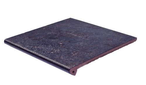 Клинкерная плитка Peld METALICA BASALT Ступень 33x33