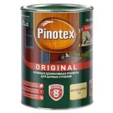 PINOTEX ORIGINAL пропитка декоративная кроющая с добавлением воска, база под колеровку CLR (0,84л)