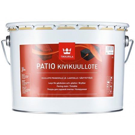 TIKKURILA PATIO лазурь колеруемая для садовой плитки, бетона и камня (9л)