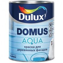 DULUX DOMUS AQUA краска для деревянных фасадов, на водной основе, п мат, белая, Баз BW (1л)