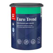 TIKKURILA EURO TREND краска интерьерная для обоев и стен, база A (0,9л)