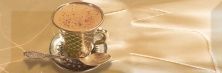 Керамическая плитка Capuccino Coffee Gold C Декор 10x30