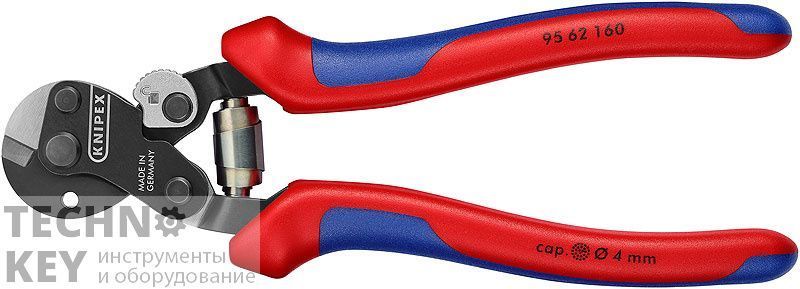 Ножницы для резки проволочных тросов кованые Knipex KN-9562160