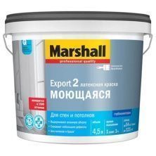 MARSHALL EXPORT 2 глубокоматовая краска для внутренних работ, Баз BW (4,5л)