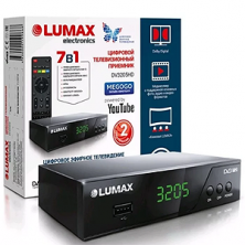 Ресивер цифровой LUMAX DV-3205 HD(Wi-Fi)