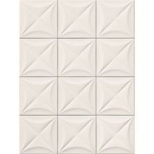 Керамическая плитка 4D Flower White для стен 20x20