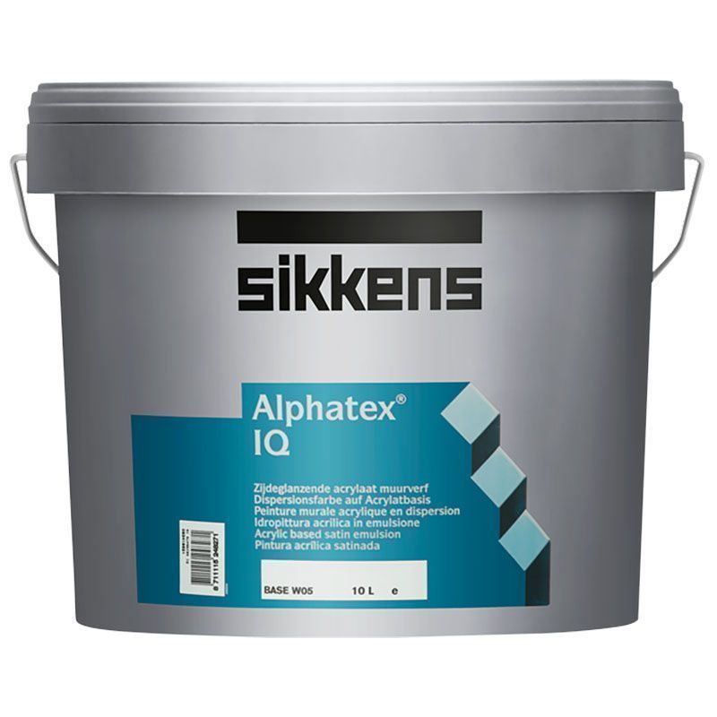 SIKKENS ALPHATEX IQ краска универсальная особопрочная, полуматовая, база W05 (1л)