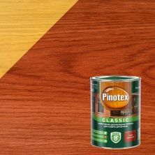 PINOTEX CLASSIC пропитка декоративная для защиты древесины до 8 лет, рябина (1л)