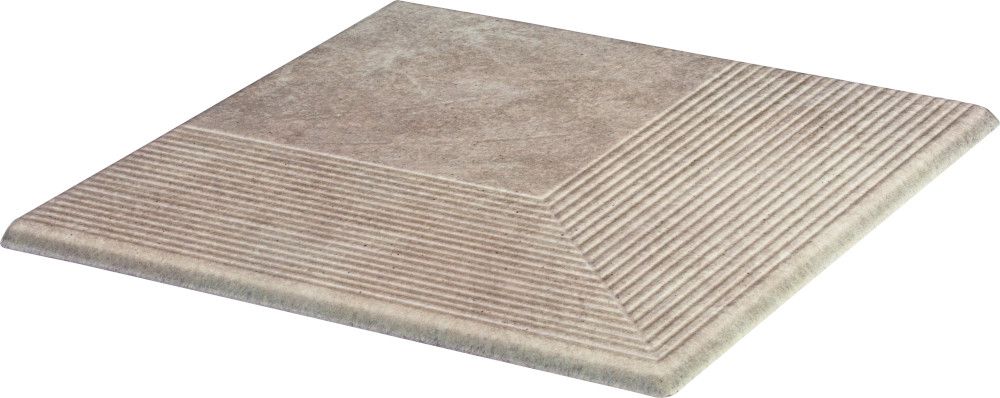 Клинкерная плитка Viano Beige Stopnica Narozna Угловая ступень 30x30