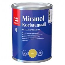 TIKKURILA MIRANOL краска декоративная с металлическим эффектом, для внутренних работ золото (1л)