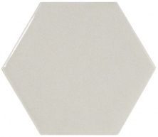 Керамическая плитка Scale Wall Hexagon Light Grey для стен 10,7x12,4