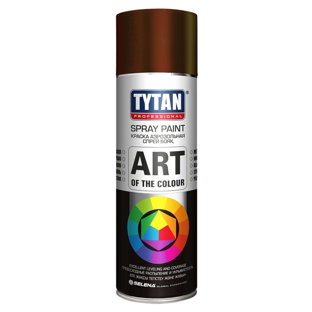 TYTAN PROFESSIONAL ART OF THE COLOUR краска аэрозольная, RAL8017, коричневая (400мл)