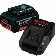 Аккумулятор + ЗУ Bosch Li-Ion1 x 18 В; 4,0Ah + 1 x AL1860 CV 1600Z00043