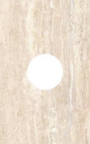 Керамическая плитка Efes круг d10 Декор 25x40