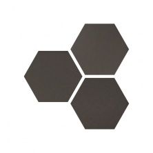 Плитка из керамогранита Hexa Six Graphite для стен и пола, универсально 14x16