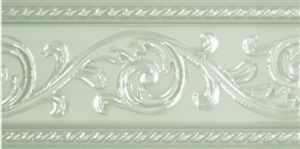 Керамическая плитка Caprichosa Cenefa Yara Verde Pastel Бордюр 7,5x15