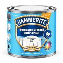 HAMMERITE краска для металла интерьерная база под колеровку, база BW белая (0,5л)