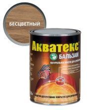 Акватекс-Бальзам масло для древесины, бесцветный (0,75л)