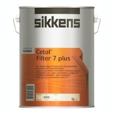 SIKKENS CETOL FILTER 7 PLUS пропитка для защиты древесины, полуматовый, бесцветный 000 (5л)