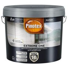 PINOTEX EXTREME ONE краска для дерева, BW (9л)