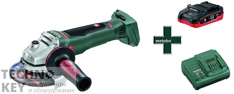 Metabo WB 18 LTX BL 125 Quick 1х3,5 Ач LiHD+ЗУ ASC 30-36 T0336