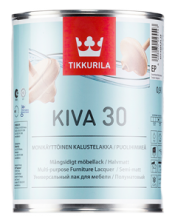 Tikkurila Kiva 30 / Тиккурила Кива 30 Лак мебельный акрилатный полуматовый