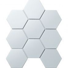 Мозаика HOMEWORK Hexagon big White Matt SBH1005 25,6x29,5