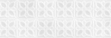 Керамическая плитка LBU053D Lissabon рельеф квадраты белый для стен 25x75