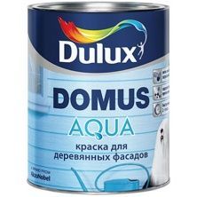 DULUX DOMUS AQUA краска для деревянных фасадов, на водной основе, п мат, беcц, Баз BC (1л)