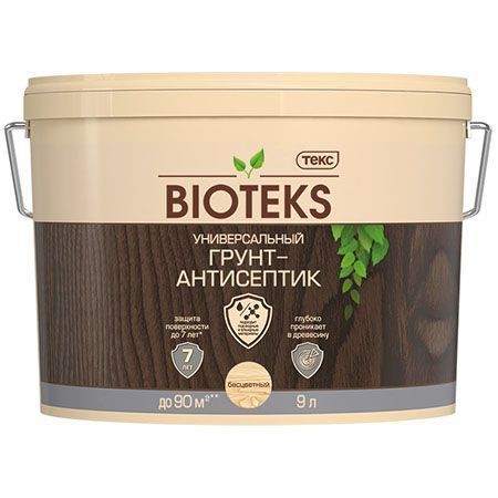 ТЕКС BIOTEKS грунт-антисептик универсальный на водной основе (9л)