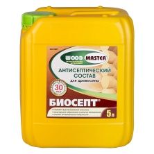 Woodmaster Биосепт состав антисептический для древесины бесцветный (5л)