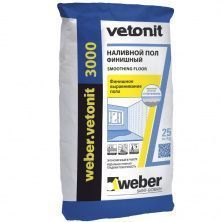 Пол наливной Weber-Vetonit 3000 25 кг