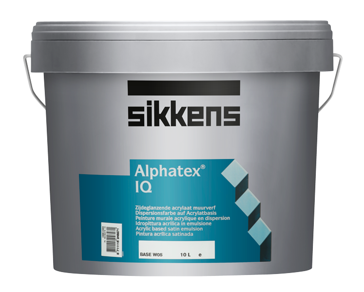 SIKKENS ALPHATEX IQ краска универсальная особопрочная, полуматовая, база N00 (0,93л)