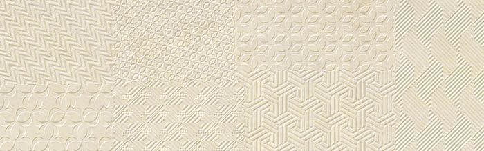 Керамическая плитка MATERIA TEXTILE IVORY для стен 25x80