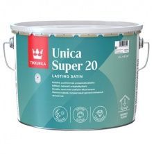 TIKKURILA UNICA SUPER 20 лак алкидно уретановый универсальный, износостойкий, полуматовый (9л)