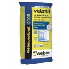 Пол наливной самовыравнивающийся Weber-Vetonit 4100 25 кг