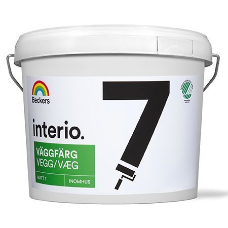 BECKERS INTERIO VAGGFARG 07 краска моющаяся для стен и потолков, матовая, база C (9л)