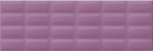Керамическая плитка Vivid Colours Violet Glossy Pillow Structure O-VVD-WTU221 для стен 25x75