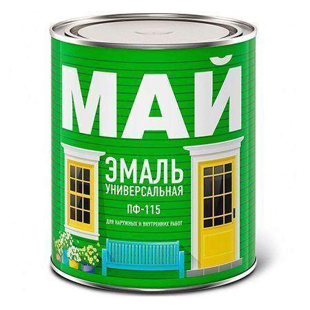 МАЙ ПФ-115 эмаль, зеленая (0,8кг)