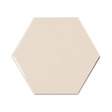 Керамическая плитка HEXAGON SCALE WALL Cream для стен 10,7x12,4