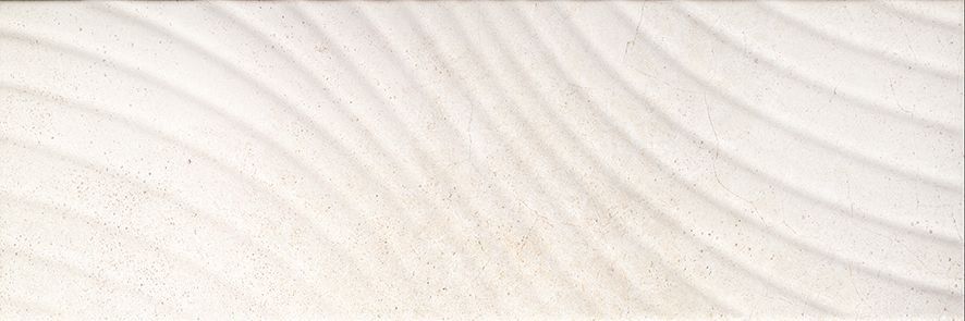 Керамическая плитка Сонора 3 тип 1 светло-бежевый волна Декор 25x75