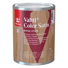 TIKKURILA VALTTI COLOR SATIN антисептик лессирующий на основе льняного масла, полуматовый (0,9л)