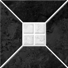 Керамическая плитка Риальто 1Т тип 2 черная для стен 20x20